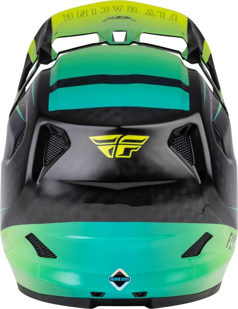 FLY Racing WERX-R Carbon Full-Face Mountain Bike Helmet — 12K Carbon Shell, RHEON, Triple-Density EPS, TFV Ventilation, Quick-Release Cheek Pads — Downhill / BMX