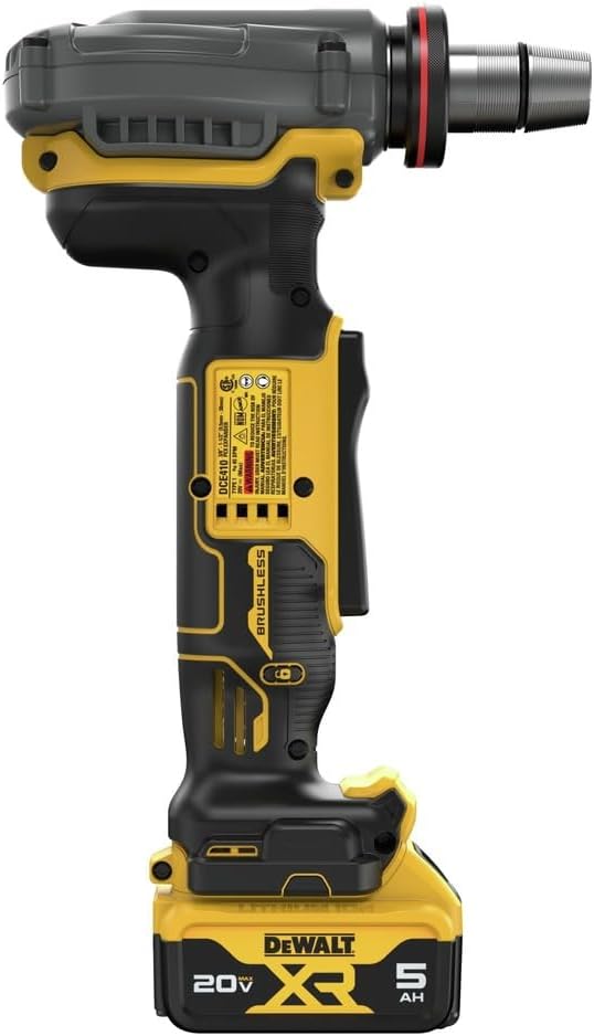 DEWALT 20V MAX XR PEX Expander Tool Kit with 1', 1-1/4', and 1-1/2' Expansion Heads, Battery and Charger Included (DCE410P1)