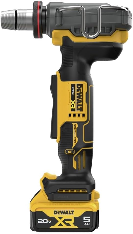 DEWALT 20V MAX XR PEX Expander Tool Kit with 1', 1-1/4', and 1-1/2' Expansion Heads, Battery and Charger Included (DCE410P1)