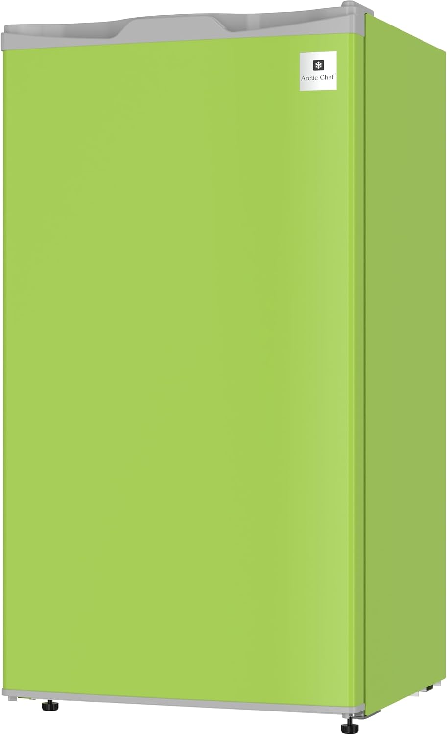 ARCTIC CHEF Mini Refrigerator-Freezer Compartment-Adjustable Thermostat Control-Reversible Doors-Ideal for Dorm, Office, RV, Garage, Apartment-LIME, 3.2 CU.FT