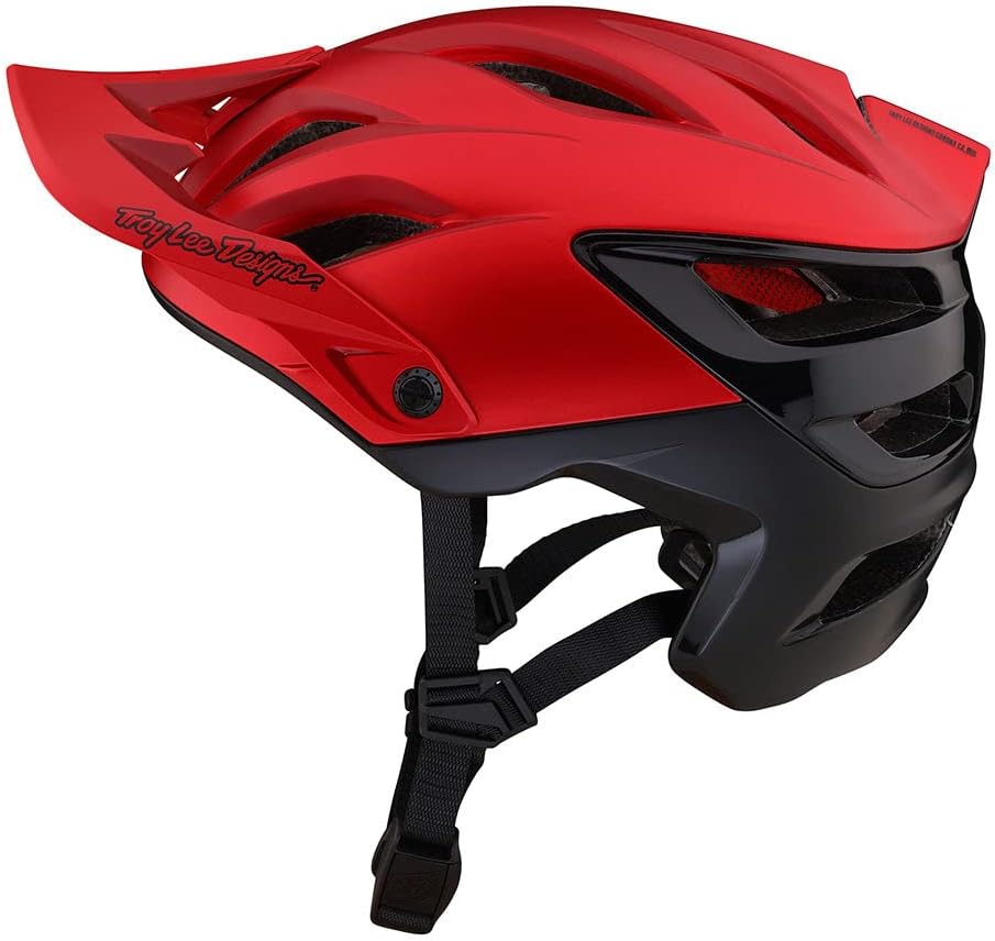Troy Lee Designs A3 Helmet for Bicycle/BMX/Enduro Racing A3 Helmet; UNO RED MD/LG