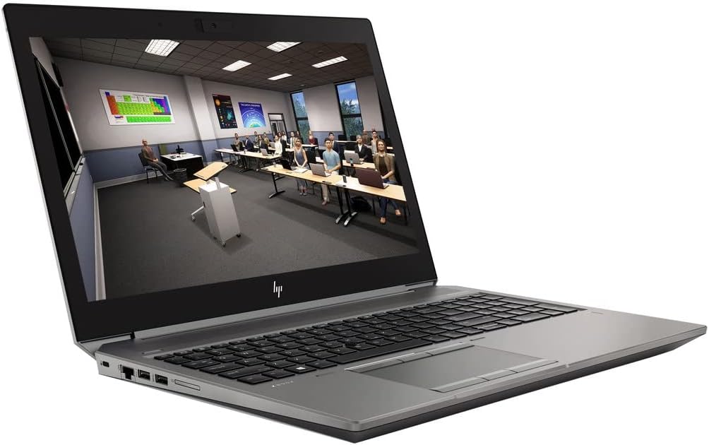 HP ZBook 15 G6 15.6' FHD Core i9-9880H 2.3GHz, 32GB RAM, 2TB SSD, Windows 11 Pro 64Bit, CAM, NVIDIA Quadro T1000 4GB (Renewed)