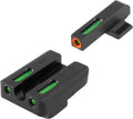 Truglo TFX PRO Handgun Sight, Glowing Shock Proof Tritium and Fiber Optic Night Sight for Handguns, Compact, Durable, and Snag Free Sight