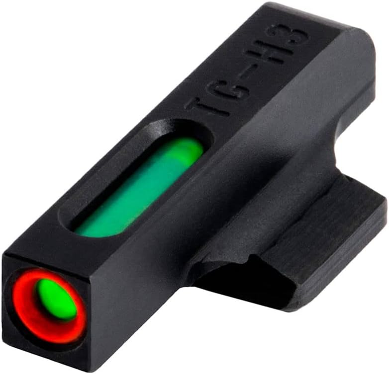Truglo TFX PRO Handgun Sight, Glowing Shock Proof Tritium and Fiber Optic Night Sight for Handguns, Compact, Durable, and Snag Free Sight
