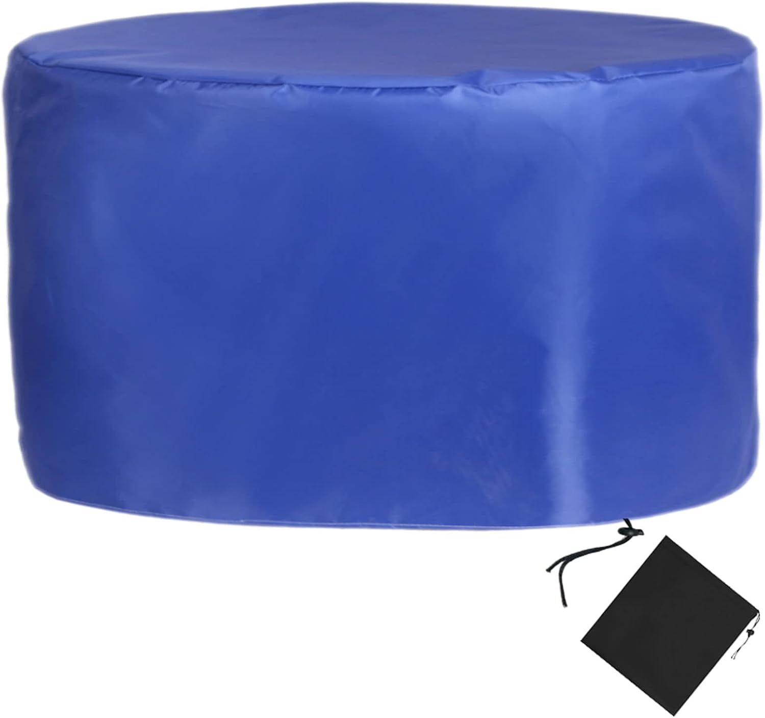 YSUEFIJO Patio Furniture Cover Navy Blue 91x47in Garden Furniture Covers Waterproof Round Table Cover 420D Oxford Fabric Anti-UV Tear-Resistant Easy to Clean for Sofa Dining Table and Chairs