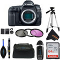 Canon EOS 5D Mark IV Full Frame Digital SLR (Body Only) (Camera (Body Only) w/Sunshine Advanced Accessories Bundle)