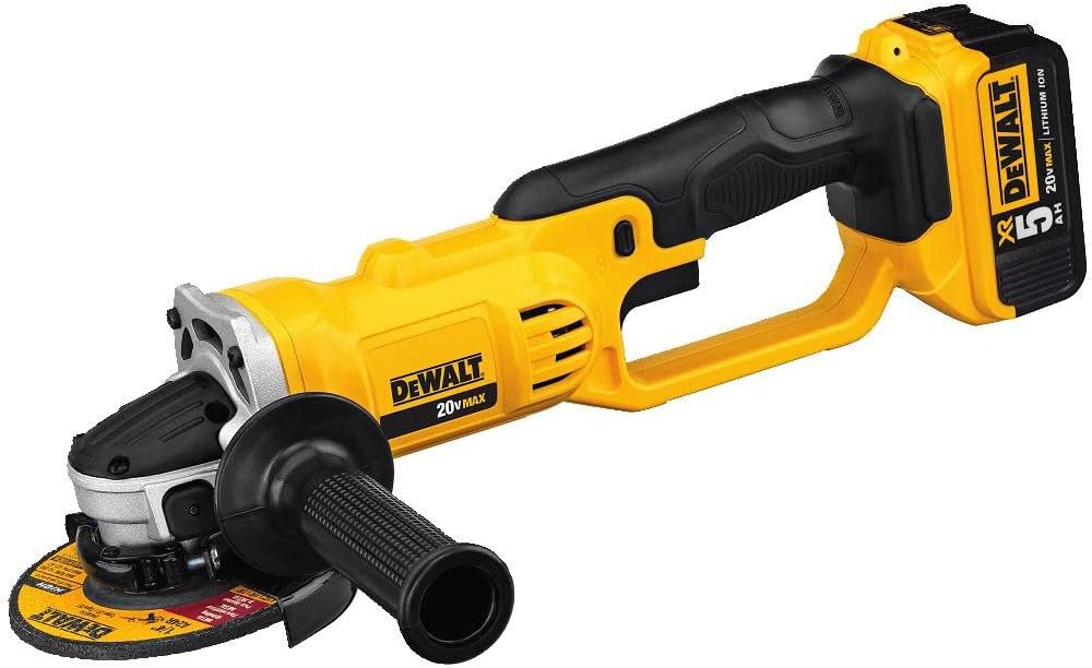 DEWALT 20V MAX* Angle Grinder Tool Kit, 4-1/2-Inch (DCG412P2)