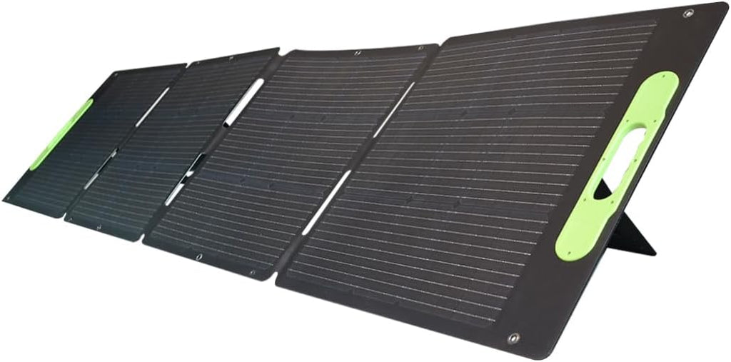 Enginuity 200W Portable Solar Panel for E300, E600, E1000, & E3600, USB Outputs for Direct Charging, High Efficiency, Ideal for Outdoor Camping, RVs, Emergency Power