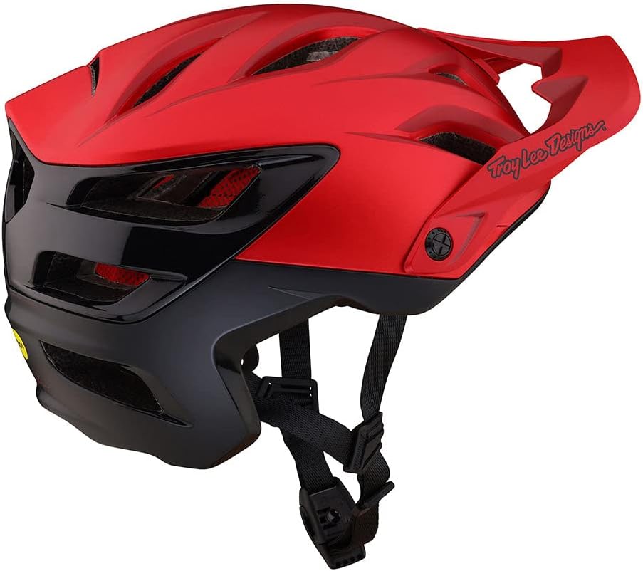 Troy Lee Designs A3 Helmet for Bicycle/BMX/Enduro Racing A3 Helmet; UNO RED MD/LG