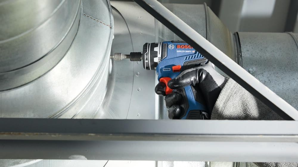 Bosch GSR12V-300FCB22 12V Max Drill/Driver with 5-In-1 Flexiclick® System with (2) 2.0 Ah Batteries