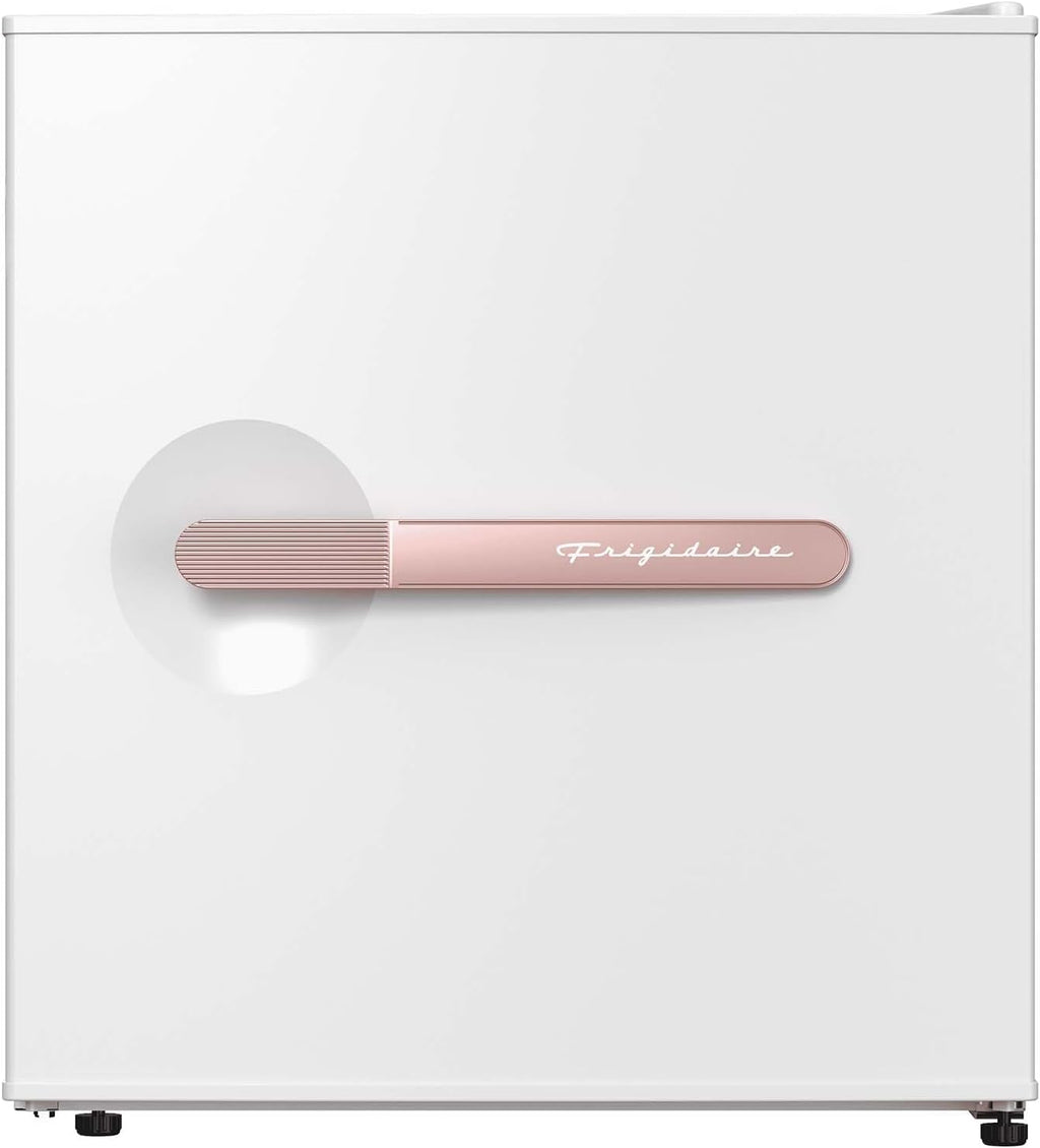 Frigidaire, 1.6 Cu. Ft. Retro Series Compact Refrigerator, Built-In Side Bottle Opener, Soft RoseGold
