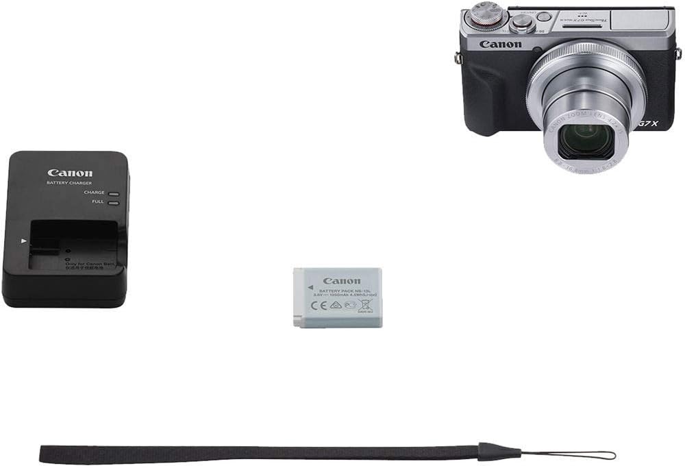 Canon PowerShot G7 X Mark III Digital Camera (Silver #3638C001) with Advanced Accessory Bundle (Renewed)