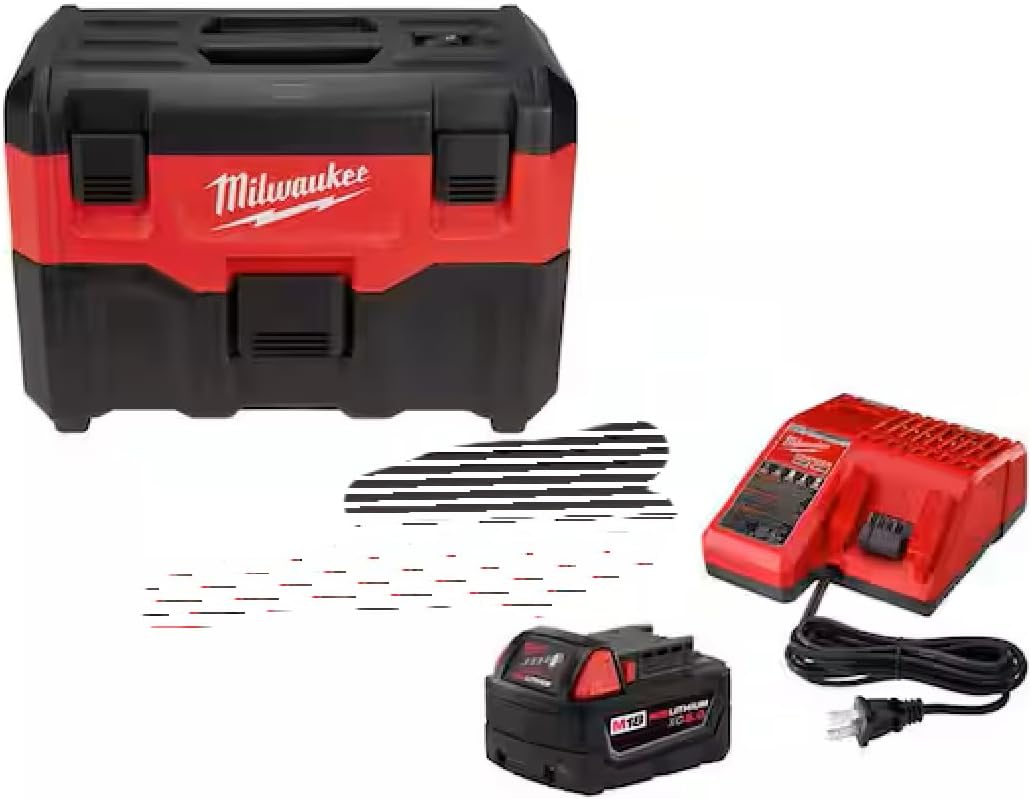 Milwaukee 0880-20P M18 Wet/Dry Vacuum with XC5.0 Starter Kit