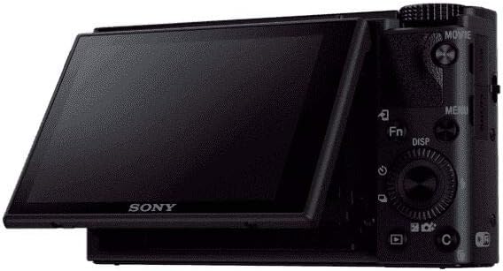 Sony RX100 III 20.1 MP Premium Compact Digital Camera w/1-inch Sensor and 24-70mm F1.8-2.8 ZEISS Zoom Lens (DSCRX100M3/B), 6in l x 4.65in w x 2.93in h, Black