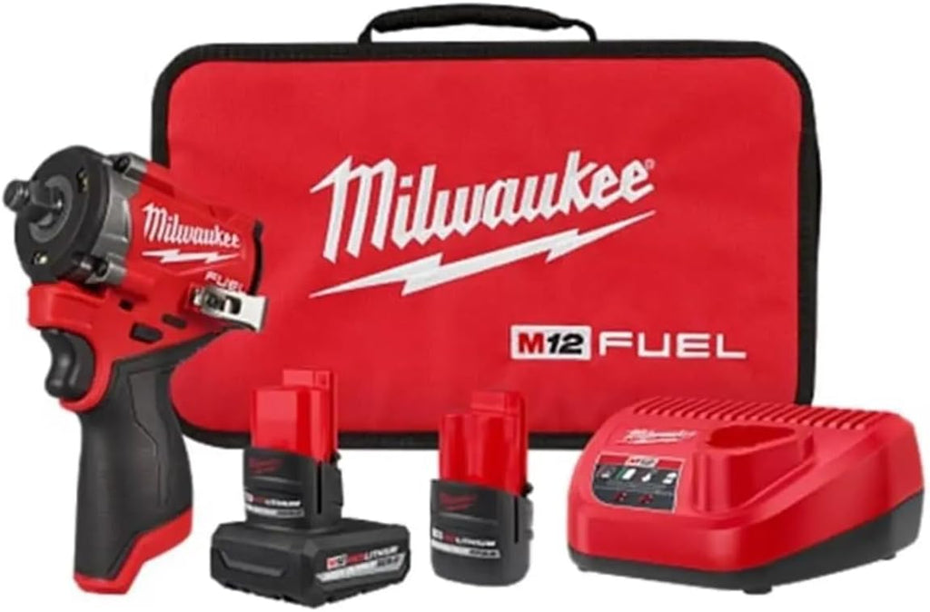 Milwaukee Electric - M12 FUELTRADE Stubby 1/2 Impact Wrench KIT