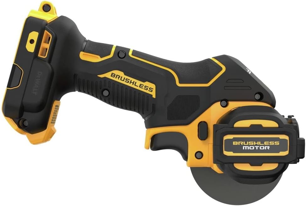 DEWALT 20V MAX Cordless Angle Grinder Kit, 3-in. (DCS438E1)