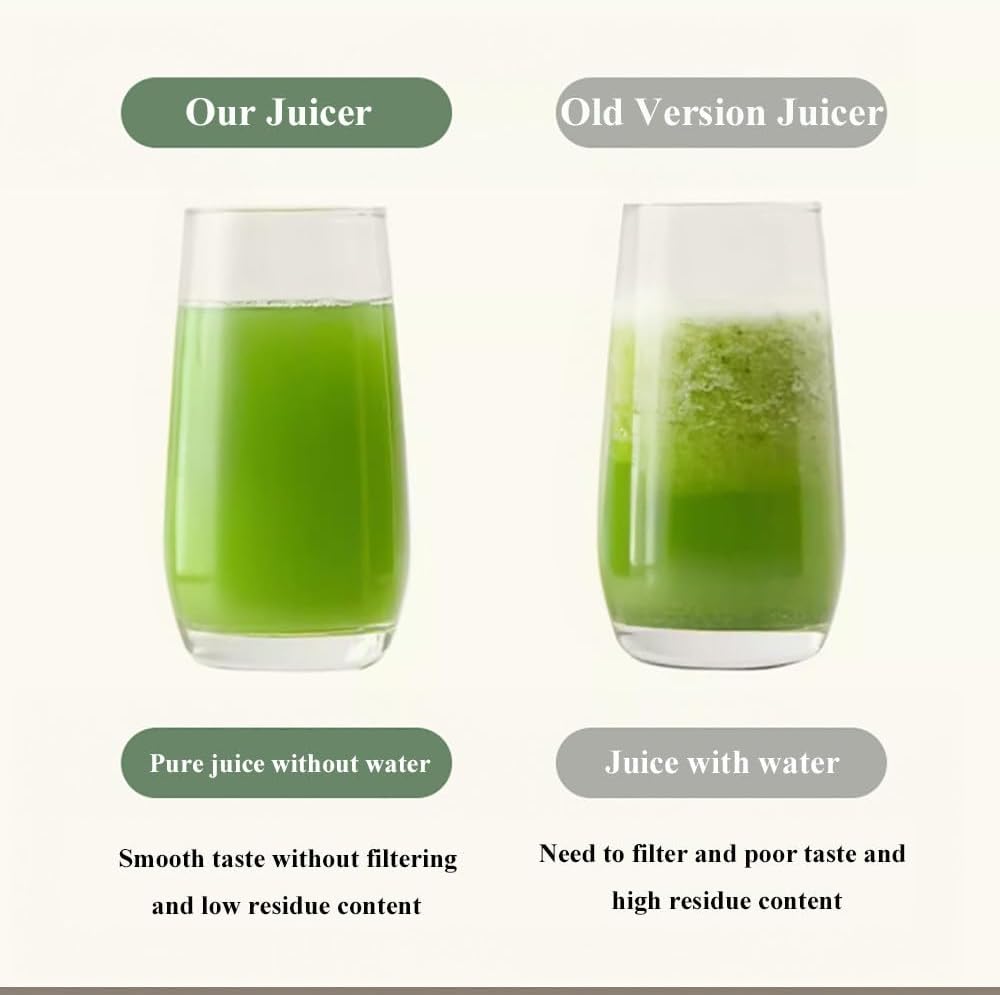 Centrifugal Juicer,Juice Extractor Machine Vegetable And Fruit,2.76 Inch Feed Trough,Whole Fruit Without Cutting,97% Pure Juice,300W Slow Masticating Juicer,Easy To Clean