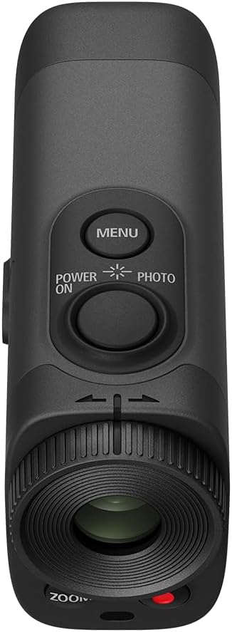 Canon PowerShot Golf Digital Laser Rangefinder, 6–12× Zoom Monocular, Slope Correction, Image Stabilization, Built‑in Camera (Photo & Video), IPX4 Water‑Resistant, Compact for Precision Golf, Black
