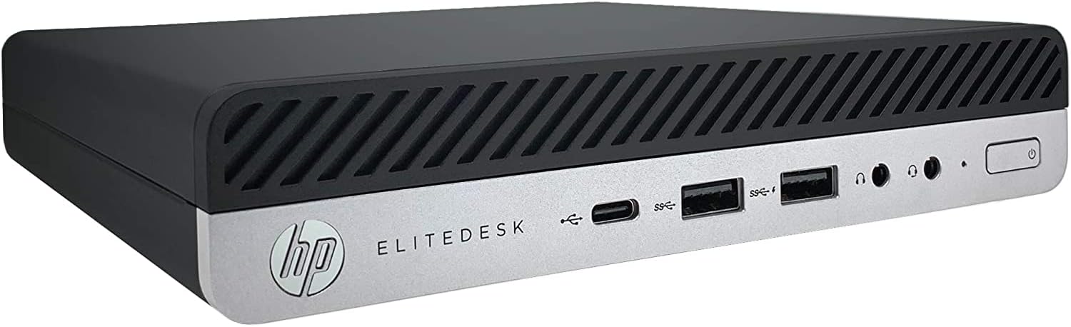 HP Elitedesk 800 G4 Desktop Computer, Intel Core I5-8500T, 16Gb Memory, 256Gb Ssd (J1-800G4ma02) (Renewed)
