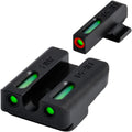 Truglo TFX PRO Handgun Sight, Glowing Shock Proof Tritium and Fiber Optic Night Sight for Handguns, Compact, Durable, and Snag Free Sight