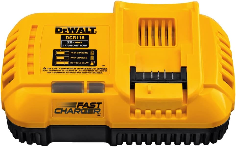 DEWALT 60V MAX* FLEXVOLT Lithium Battery with Charger, 9-Ah (DCB118X1)