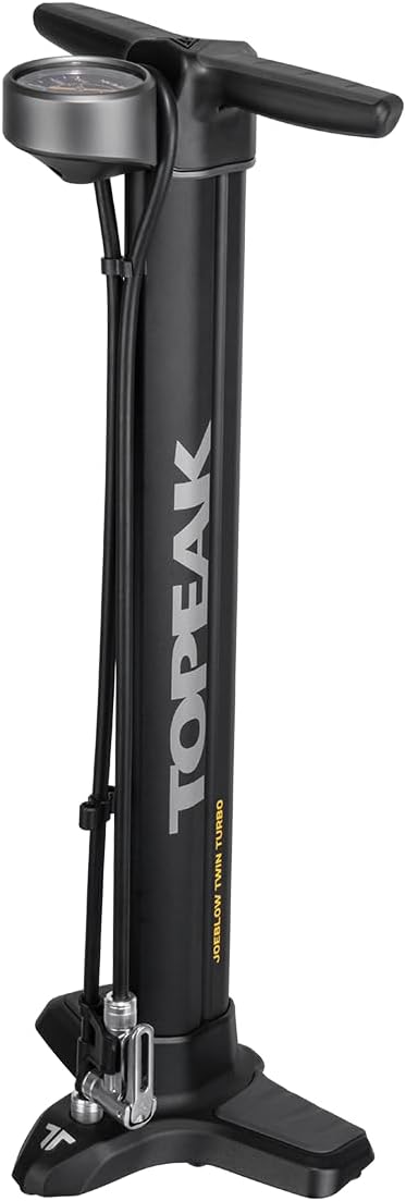 Topeak Joe Blow Twin Turbo High Pressure Bicycle Floor Pump
