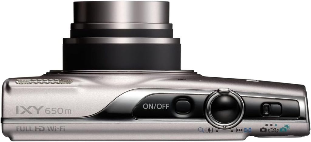 Canon Ixy 650 HS M/PowerShot ELPH 360 HS A (Silver) (International Model) (Renewed)