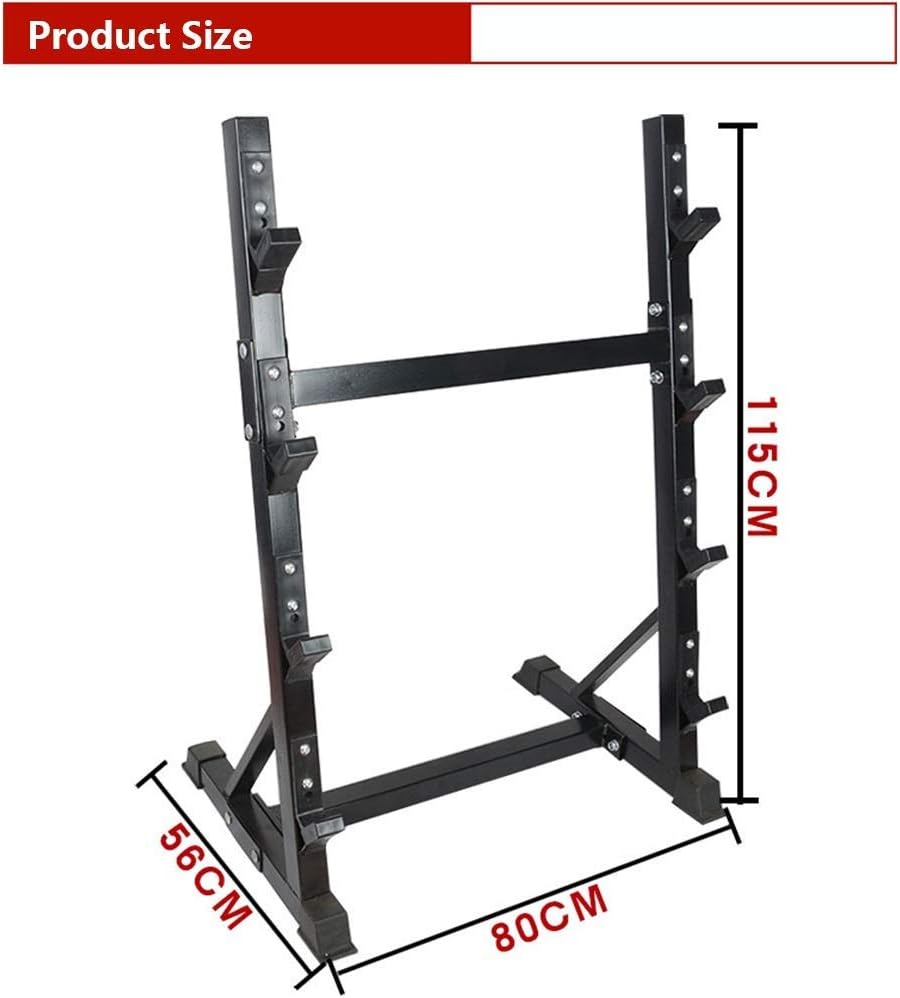 Squat Rack Sports & Fitness Barbell Rack Four-Layer Barbell Rack Men's Multifunctional Barbell Rack Home Fitness Rack in
