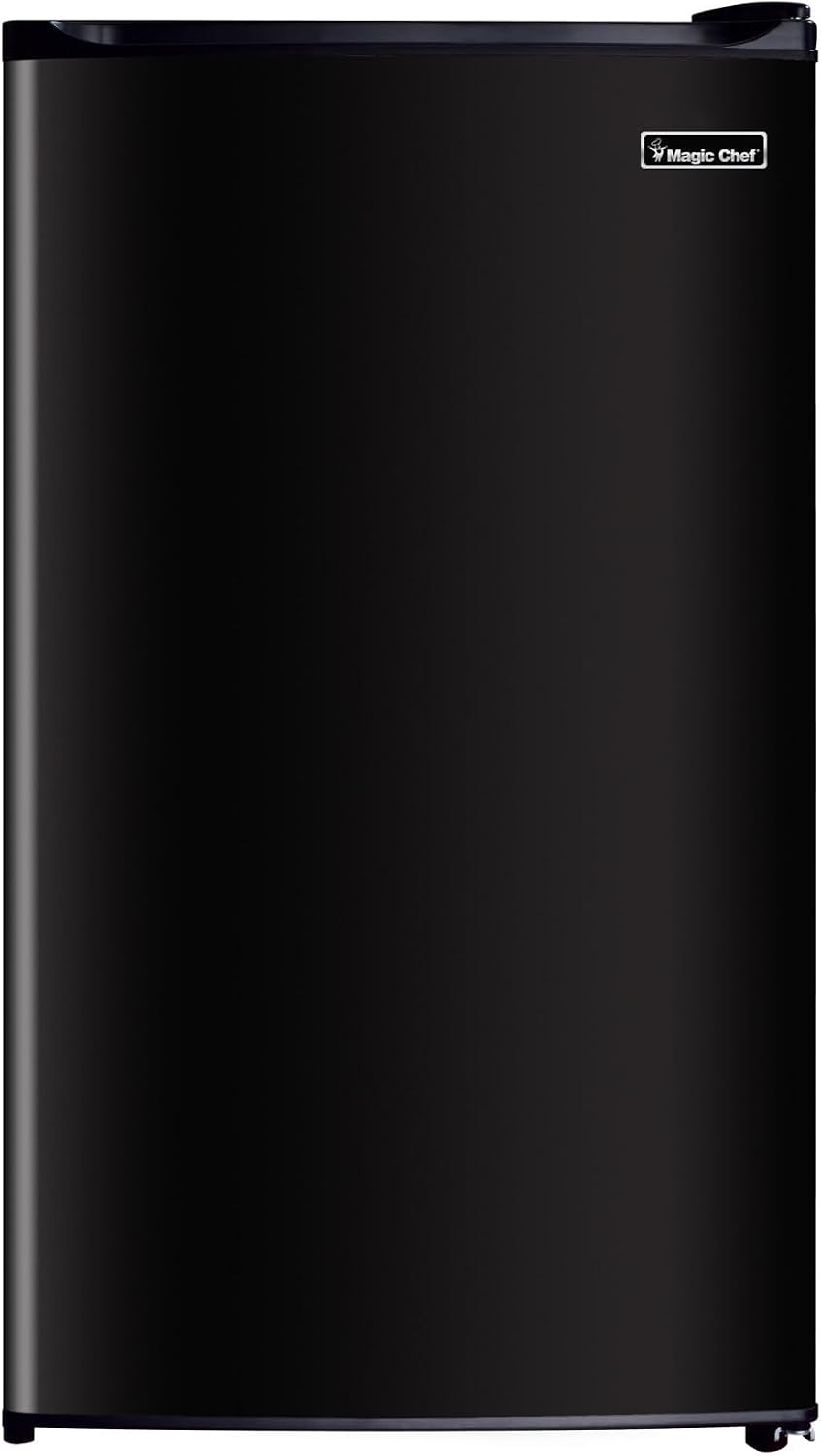 Magic Chef 3.5 cu. ft. Mini Refrigerator in Black with Freezer Section