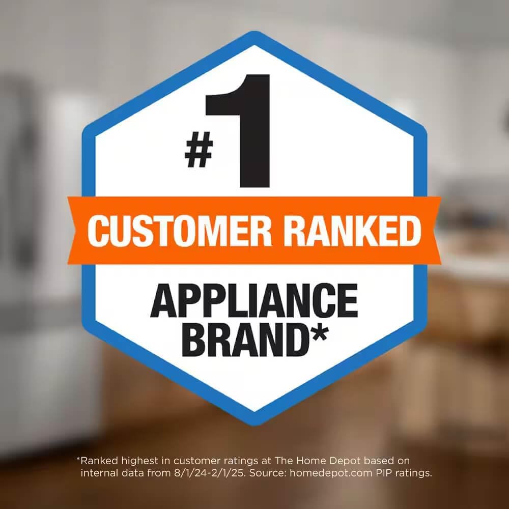 Frigidaire Gallery 21.5 cu ft Counter-Depth 4-Door French Door Refrigerator – 36″ Width, External Ice & Water Dispenser, Convertible Temp Drawer, Smudge-Proof Black Stainless Steel (Model GRMC2273CD)