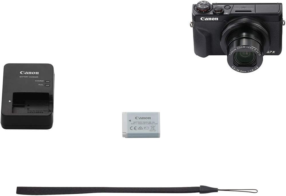 Canon PowerShot G7 X Mark III Digital Camera (Black #3637C001) with Advanced Accessory Bundle (Renewed)