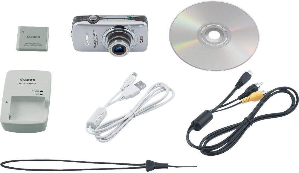 Canon PowerShot SD980IS 12.1MP Digital Camera with 5x Ultra Wide Angle Optical Image Stabilized Zoom and 3-inch LCD (Silver)