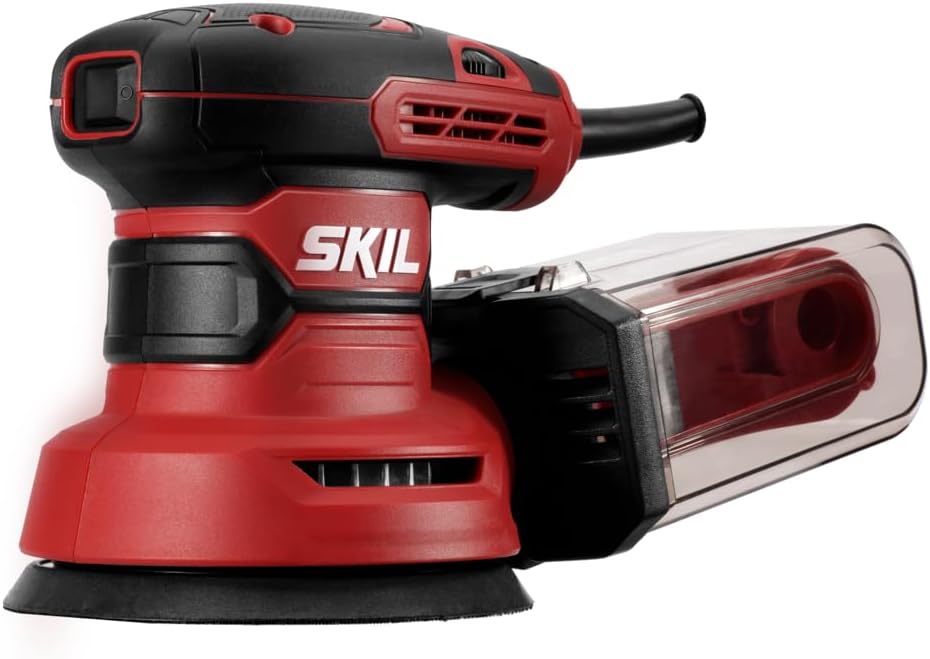 SKIL 5' Random Orbital Sander with Cyclonic Dust Box & 3pc Sanding Sheet - SR211601,Multicolor,(Pack of 4)