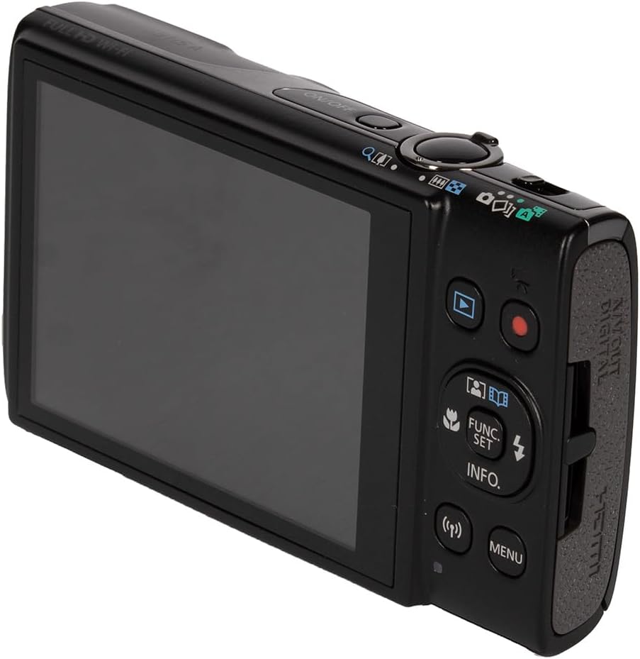 Canon IXUS 285 HS A (PowerShot Elph 360 HS A) Digital Camera (Black) (Refurbished)
