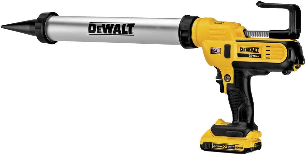 DEWALT 20V MAX* Caulking Gun Kit, Sausage Pack, 300-600ml (DCE580D1)