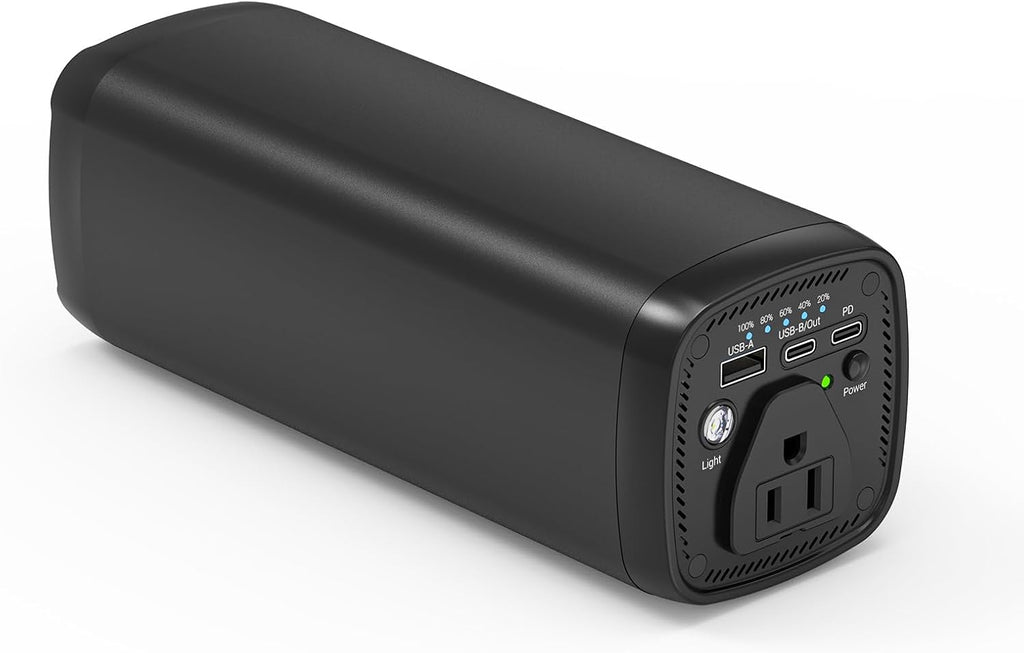PAFISH Portable Power Bank with AC Outlet,31200mAh with 4 Output Travel Laptop Power Station,External Battery Pack for Outdoors Travel Emergency,Power Bank for HP, Notebooks, MacBook,Drone,Camera