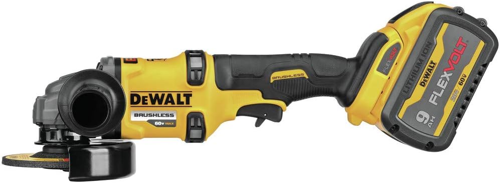DEWALT FLEXVOLT 60V MAX* Angle Grinder with Kickback Brake Kit, 4-1/2-Inch to 6-Inch (DCG418X2)