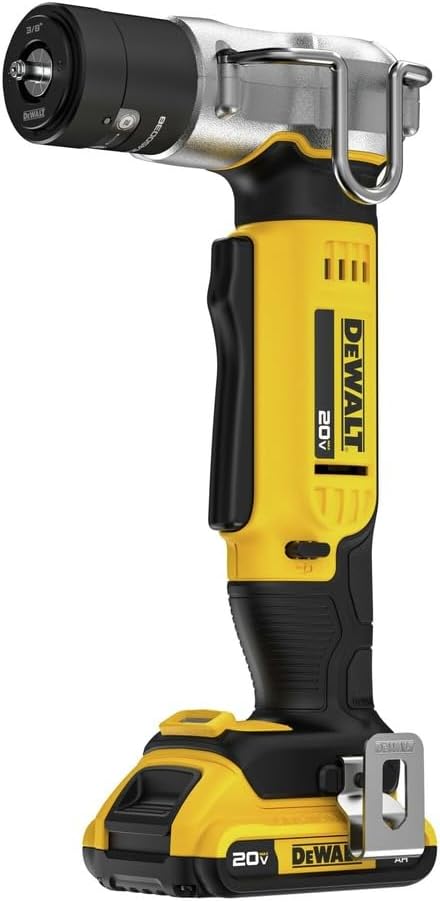 DEWALT 20V MAX Copper Swaging Tool Kit with Battery, Charger, and 6 Expansion Heads 3/8 in., 1/2 in., 5/8 in., 3/4 in., 7/8 in, and 1-1/8 in (DCE450D1)