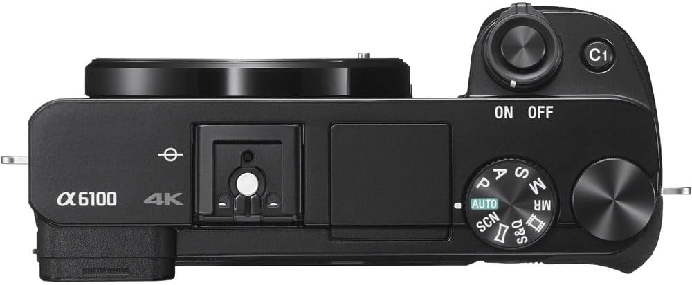 Sony Alpha a6100 Mirrorless Digital Camera Body Bundle with Tamron 18-300mm f/3.5-6.3 Zoom Lens + 64GB Memory Card + UV Filter + Charger + KC-25 Camera Bag + Cleaning Kit + Cloth