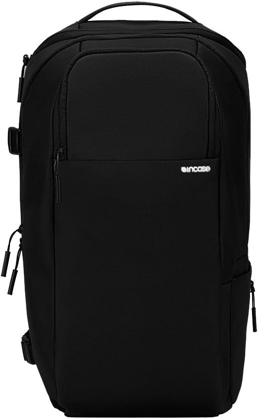Incase DSLR BackPack with Durable 840D Nylon - 26L Weather Resistant Camera Bag designed for Photographers and Videographers, Customizable Dividers to Secure all Equipment, Quick Access Pocket - Black