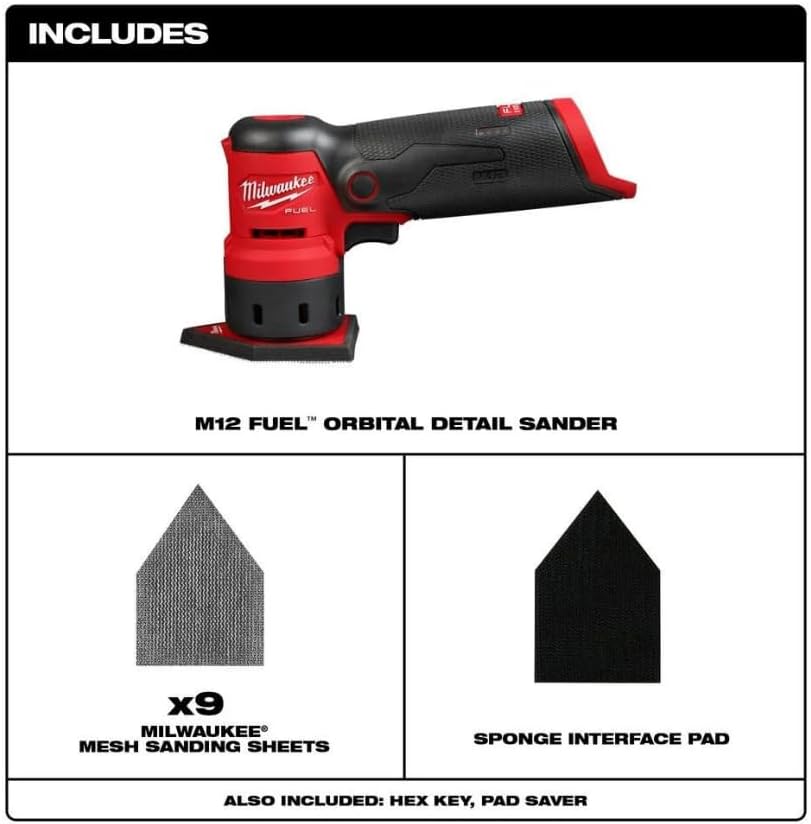 Milwaukee Electric - M12 Fuel Orbital Detail Sander