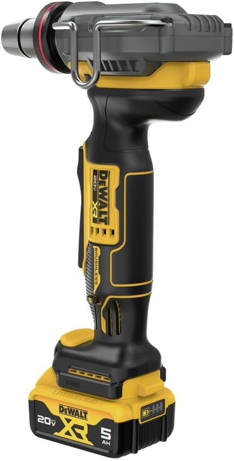 DEWALT 20V MAX XR PEX Expander Tool Kit with 1', 1-1/4', and 1-1/2' Expansion Heads, Battery and Charger Included (DCE410P1)