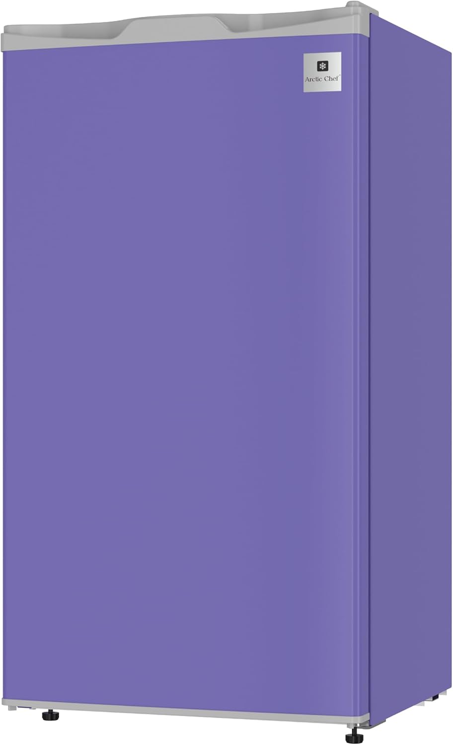 ARCTIC CHEF Mini Refrigerator-Freezer Compartment-Adjustable Thermostat Control-Reversible Doors-Ideal for Dorm, Office, RV, Garage, Apartment-PURPLE, 3.2 CU.FT