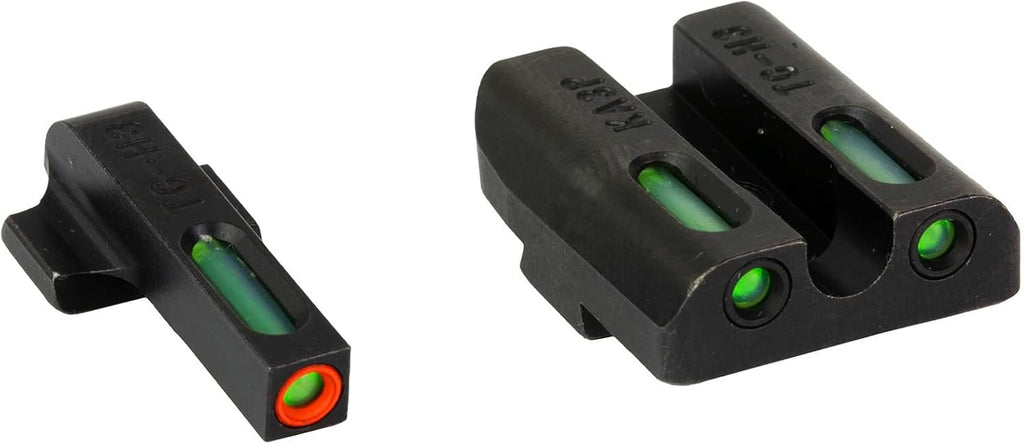 Truglo TFX PRO Handgun Sight, Glowing Shock Proof Tritium and Fiber Optic Night Sight for Handguns, Compact, Durable, and Snag Free Sight