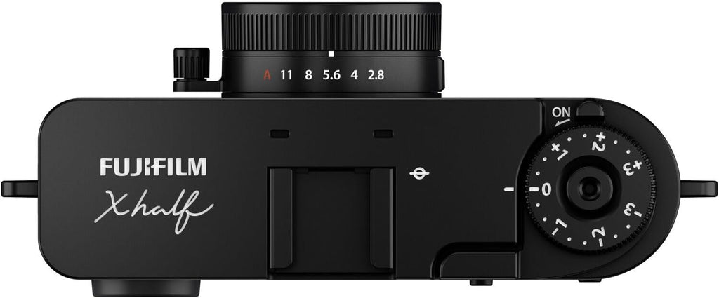 Fujifilm X Half Digital Camera (Black) Bundle with 64GB SD Card + Rope Wrist Strap + Camera Pouch + More Advanced Accessories | Fuji X Half Camera