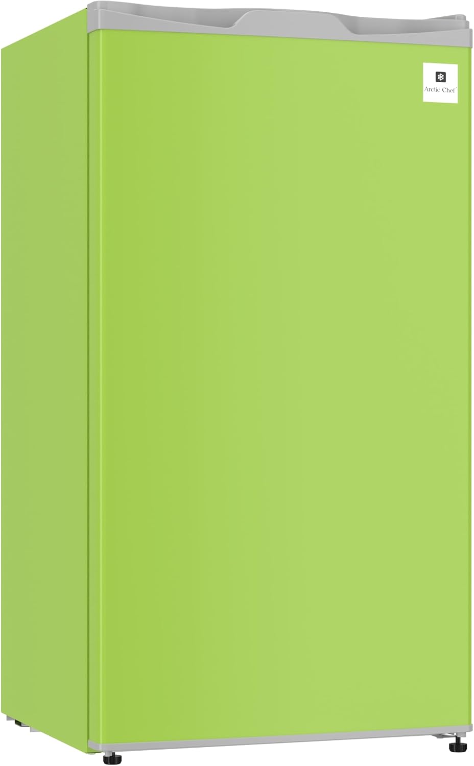 ARCTIC CHEF Mini Refrigerator-Freezer Compartment-Adjustable Thermostat Control-Reversible Doors-Ideal for Dorm, Office, RV, Garage, Apartment-LIME, 3.2 CU.FT