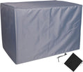 YSUEFIJO Garden Furniture Covers Waterproof 126x87x28in Patio Furniture Cover Square Rectangle 420D Oxford Water Resistant Fabric Anti-UV for Outdoor Veranda Table and Chairs Sofa Light Grey