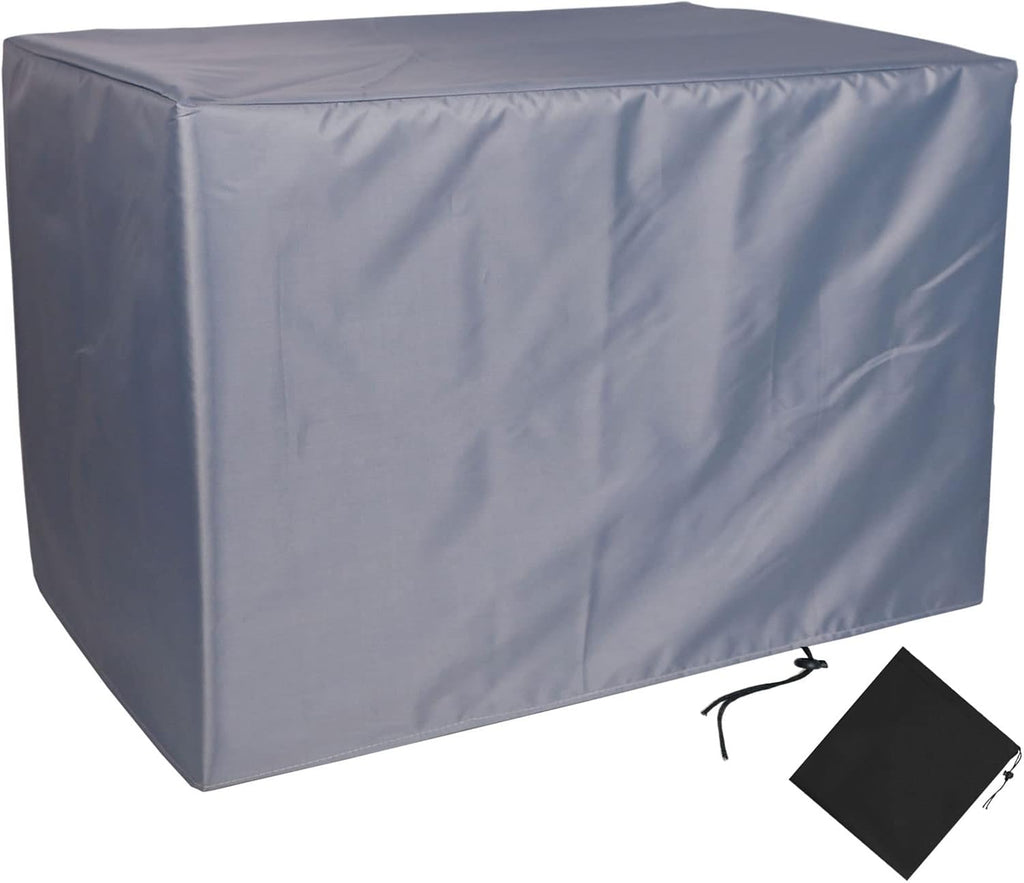 YSUEFIJO Garden Furniture Covers Waterproof 138x102x35in Patio Furniture Cover Square Rectangle 420D Oxford Water Resistant Fabric Anti-UV for Outdoor Veranda Table and Chairs Sofa Light Grey