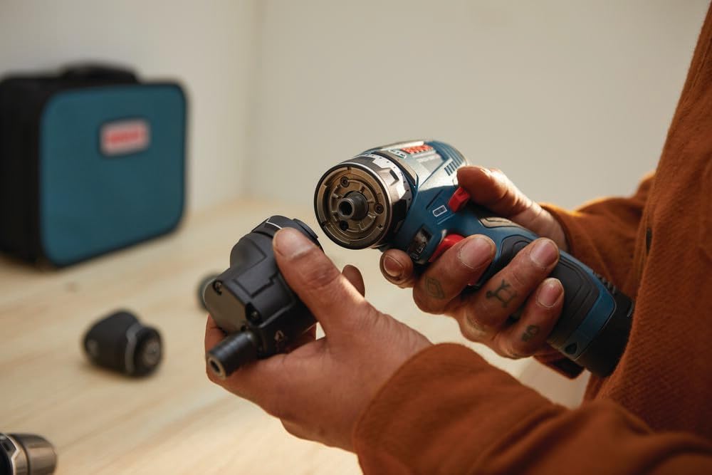 Bosch GSR12V-300FCB22 12V Max Drill/Driver with 5-In-1 Flexiclick® System with (2) 2.0 Ah Batteries