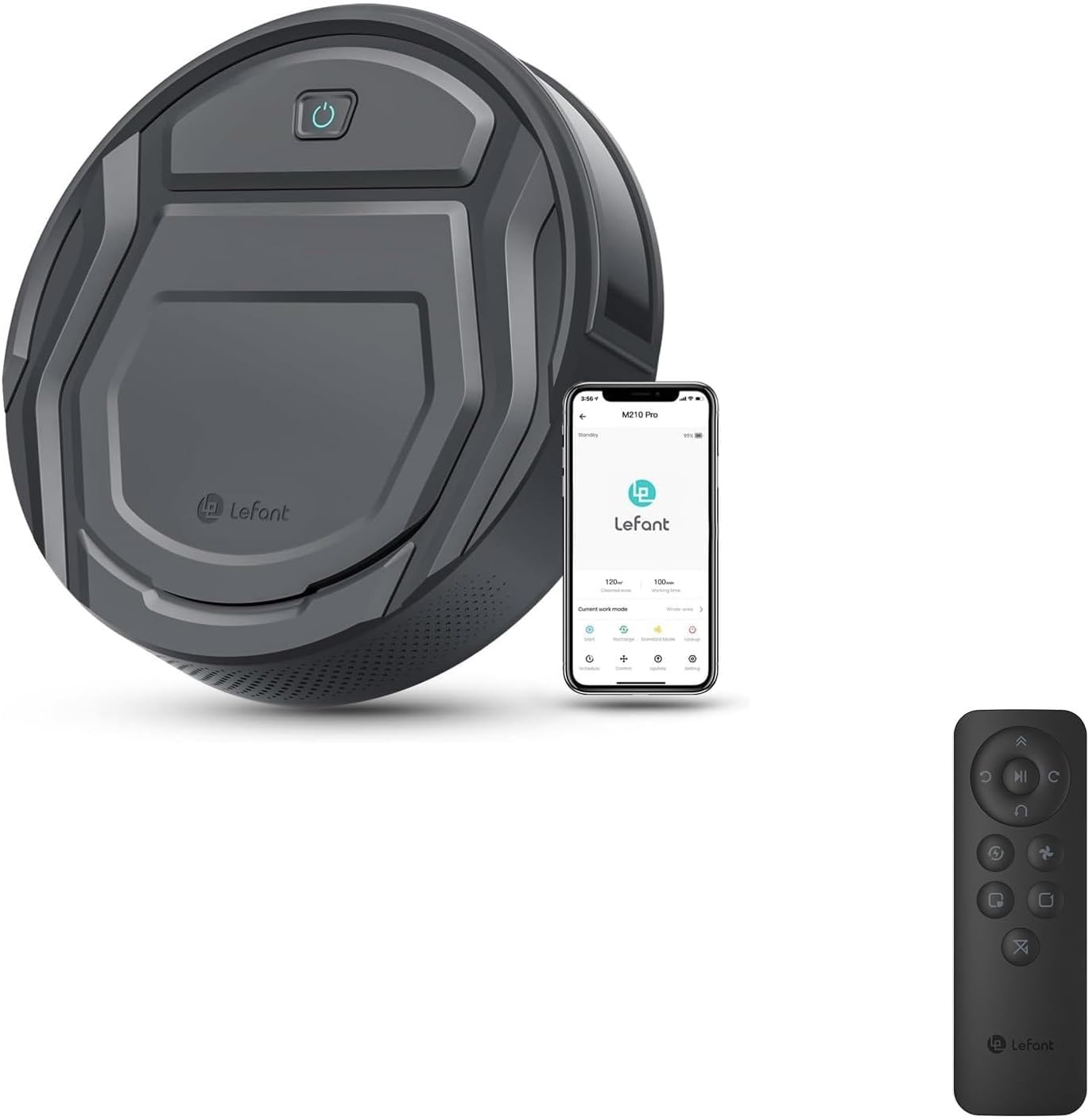 Lefant M210Pro Robot Vacuum Cleaner with Remote Control